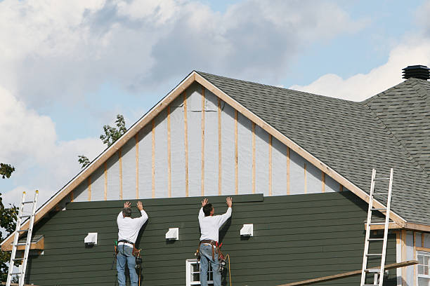 Professional Wood Siding technician working in Stow, OH